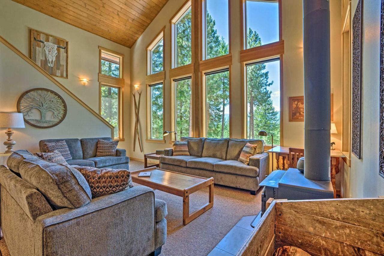Private Leavenworth Cabin With Mtn Views And Fire Pit Esterno foto