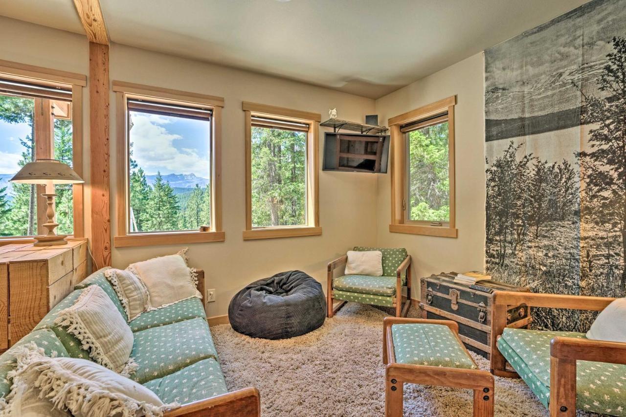 Private Leavenworth Cabin With Mtn Views And Fire Pit Esterno foto